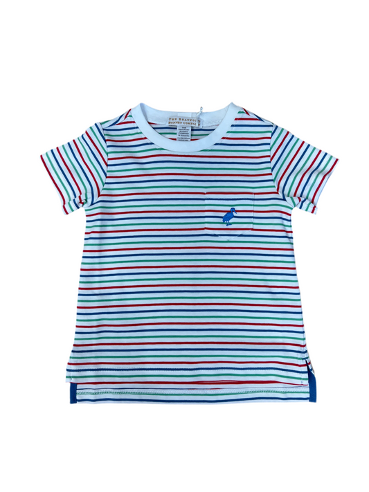 Carter Crewneck - Slimsbury Stripe/Worth Ave White/Wood Boat Blue