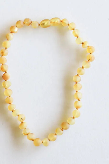 Honey Raw Amber Necklace