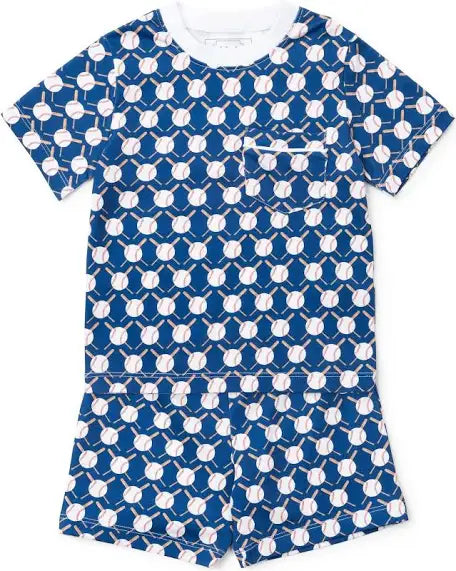 Up at Bat Baseball Charles Boys' Short Set