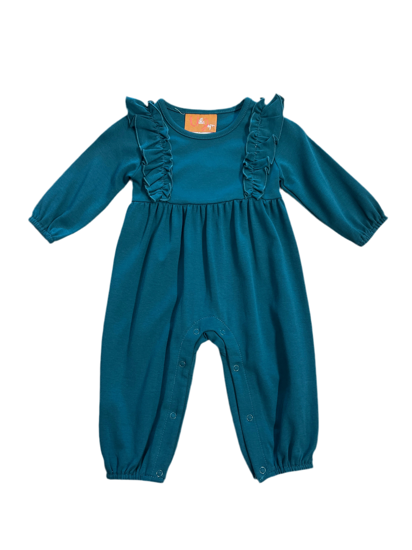 Madison Romper - Emerald