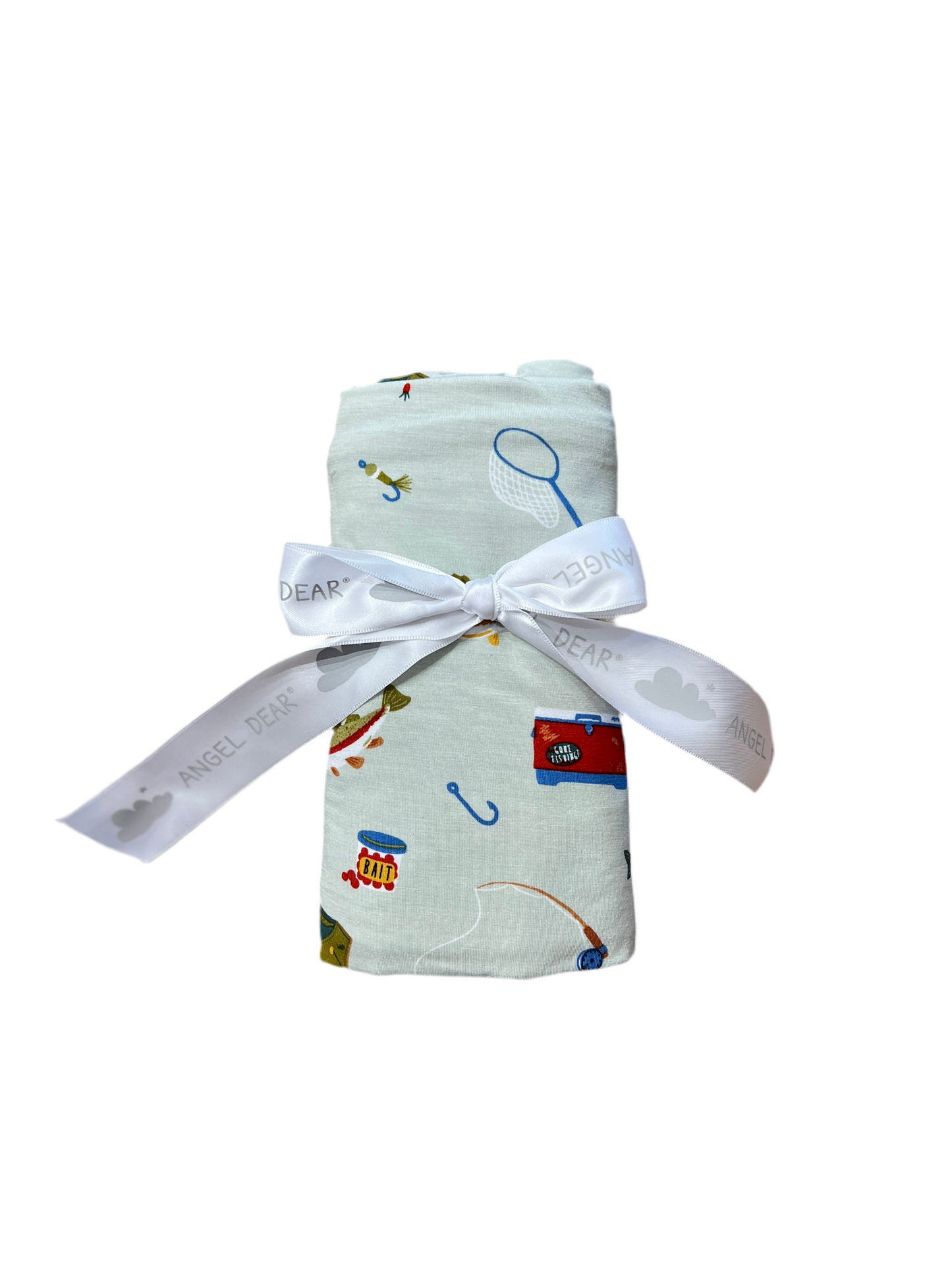 Fishing Things Green Swaddle