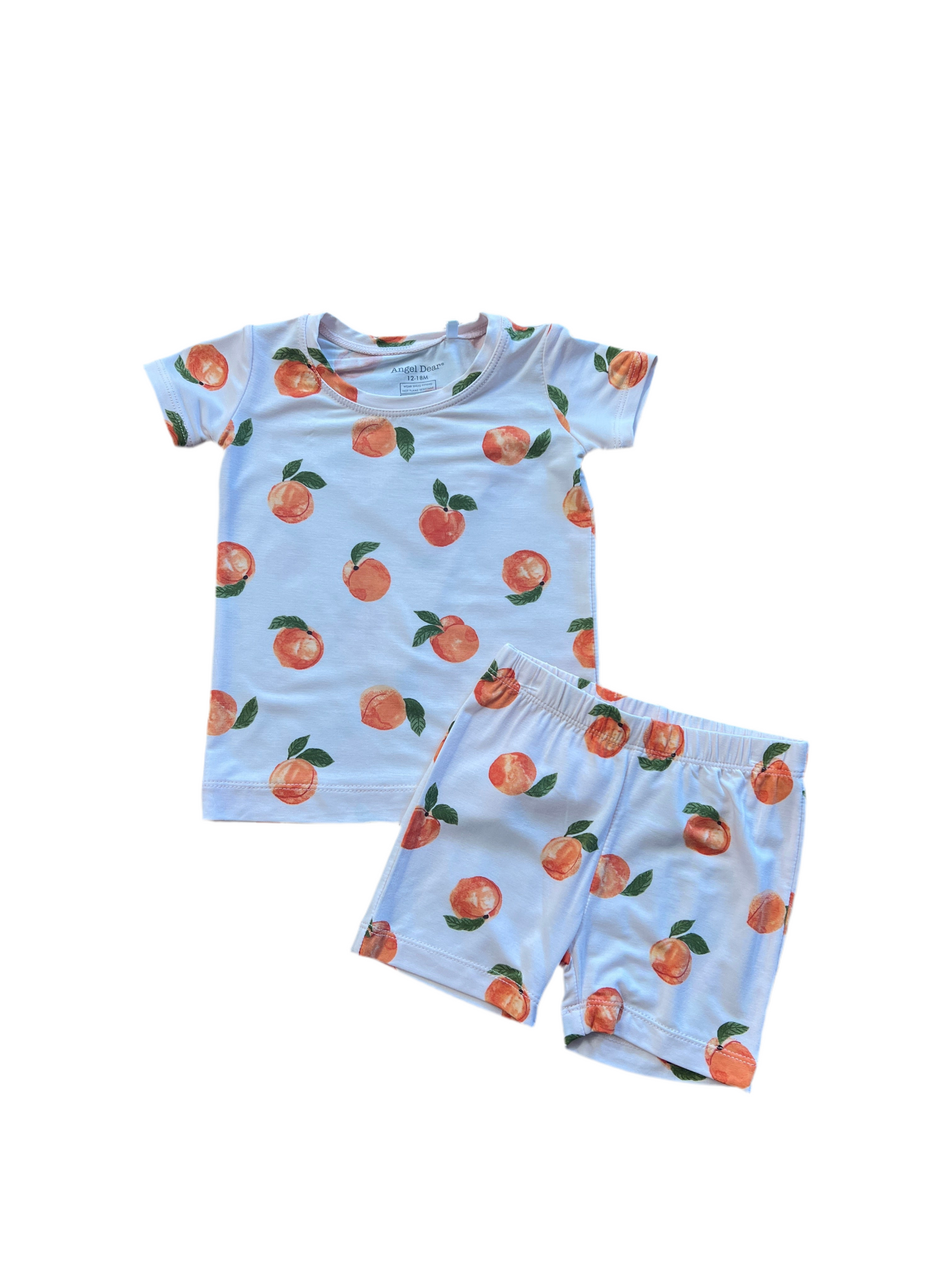 Watercolor Peaches Short Set
