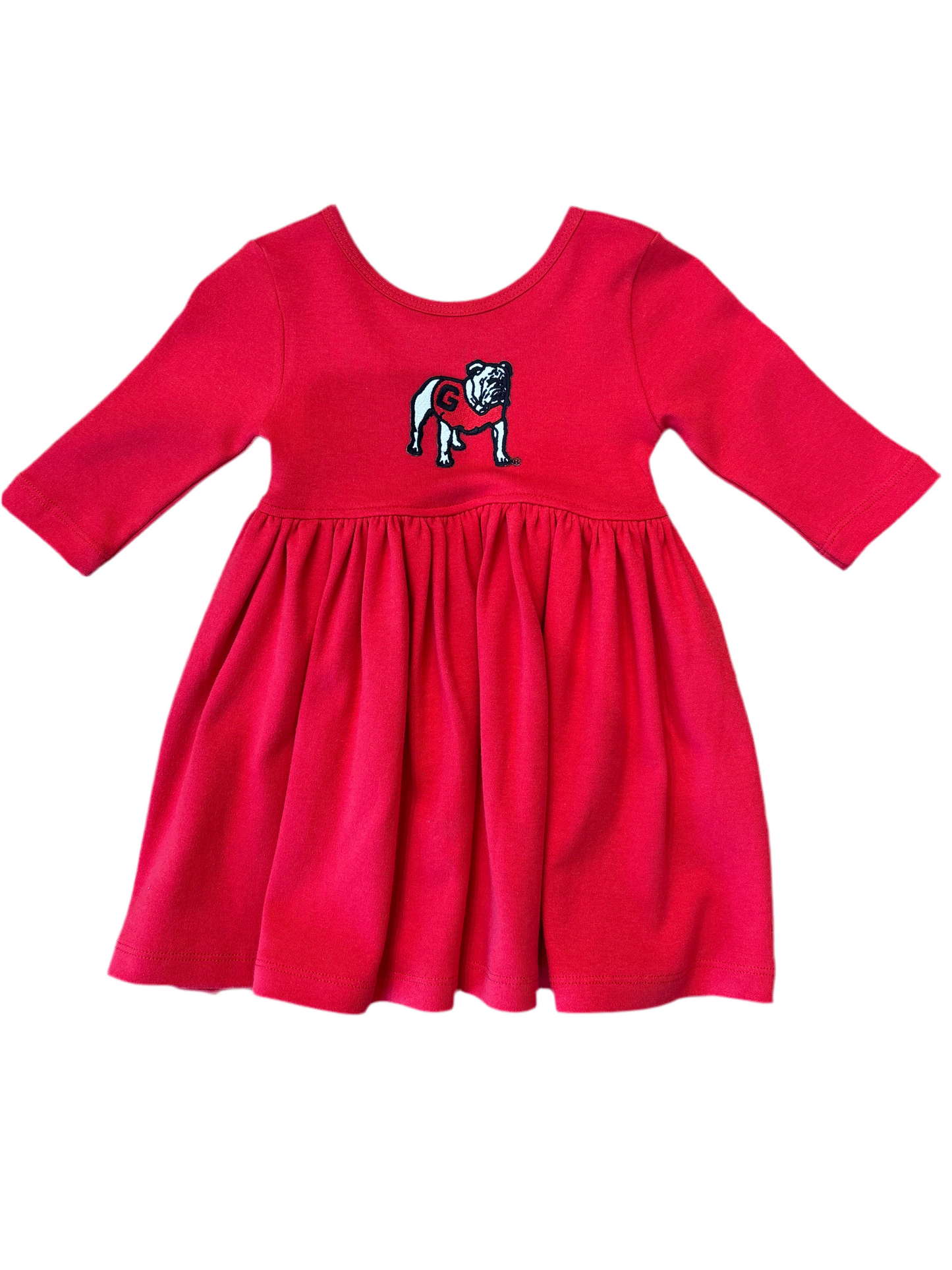 Red UGA Spin Dress