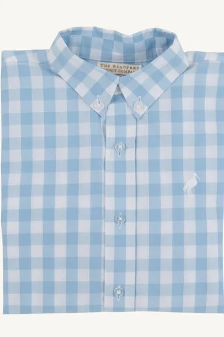 Barrington Blue Check Dean's List Dress Shirt
