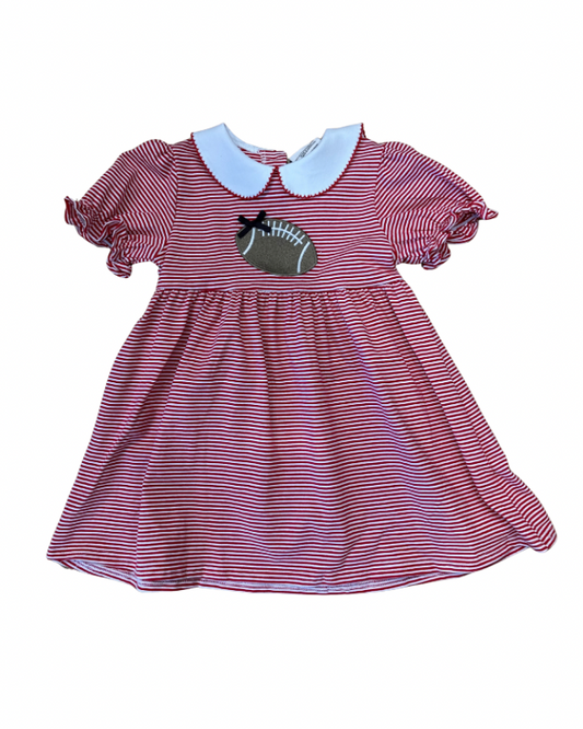 Red Stripe Tailgate Dress