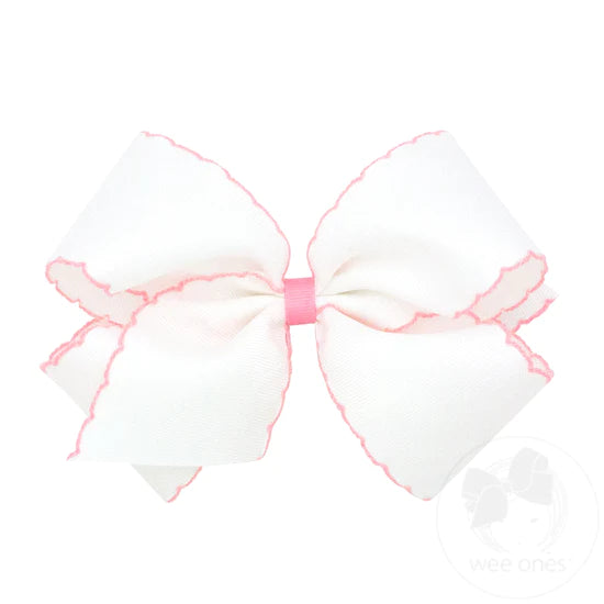 King Moonstitch Grosgrain Hair Bow