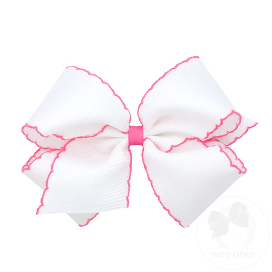 King Moonstitch Grosgrain Hair Bow