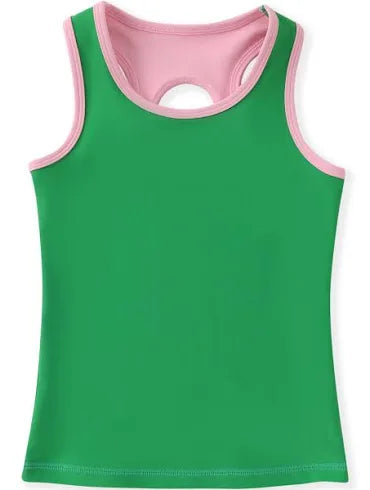 Country Club Green/Pink Tank