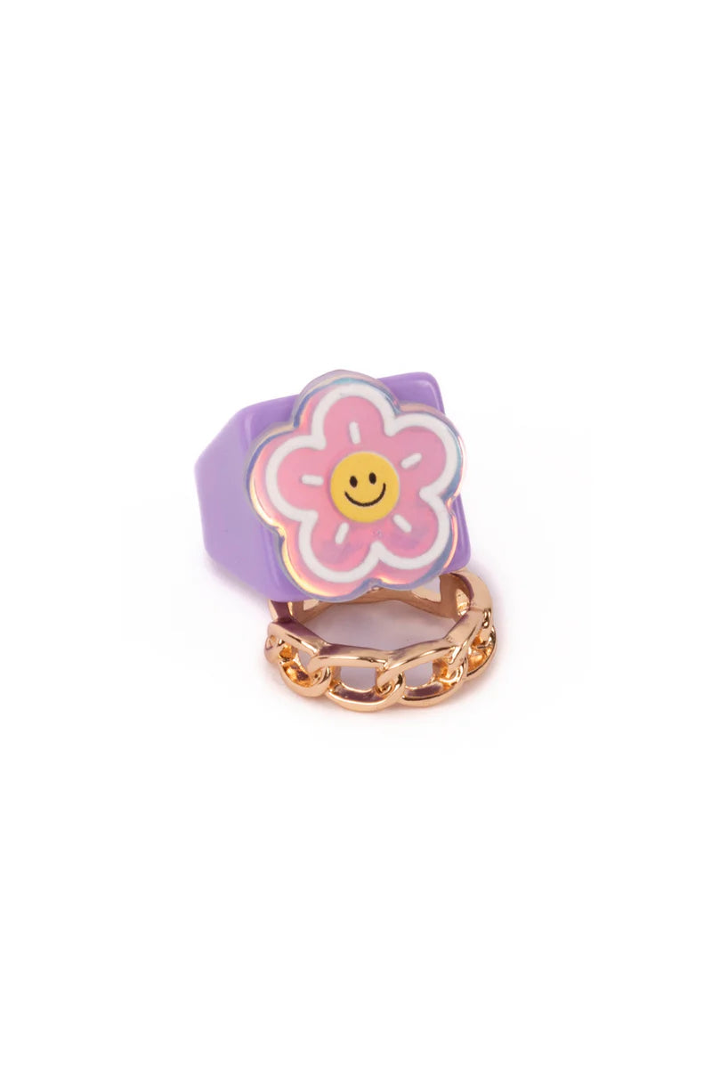 Boutique Chic Sunny Blooms Ring Set, 2 pc.