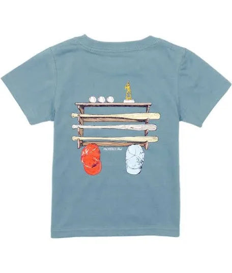 Steel Blue Bat Rack SS Tee