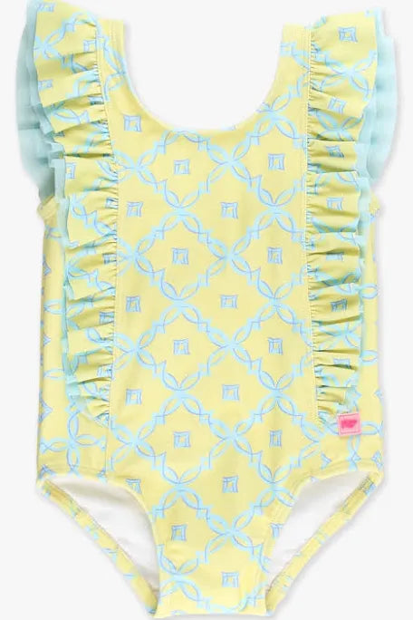Banana Coastal Charm Waterfall One Piece