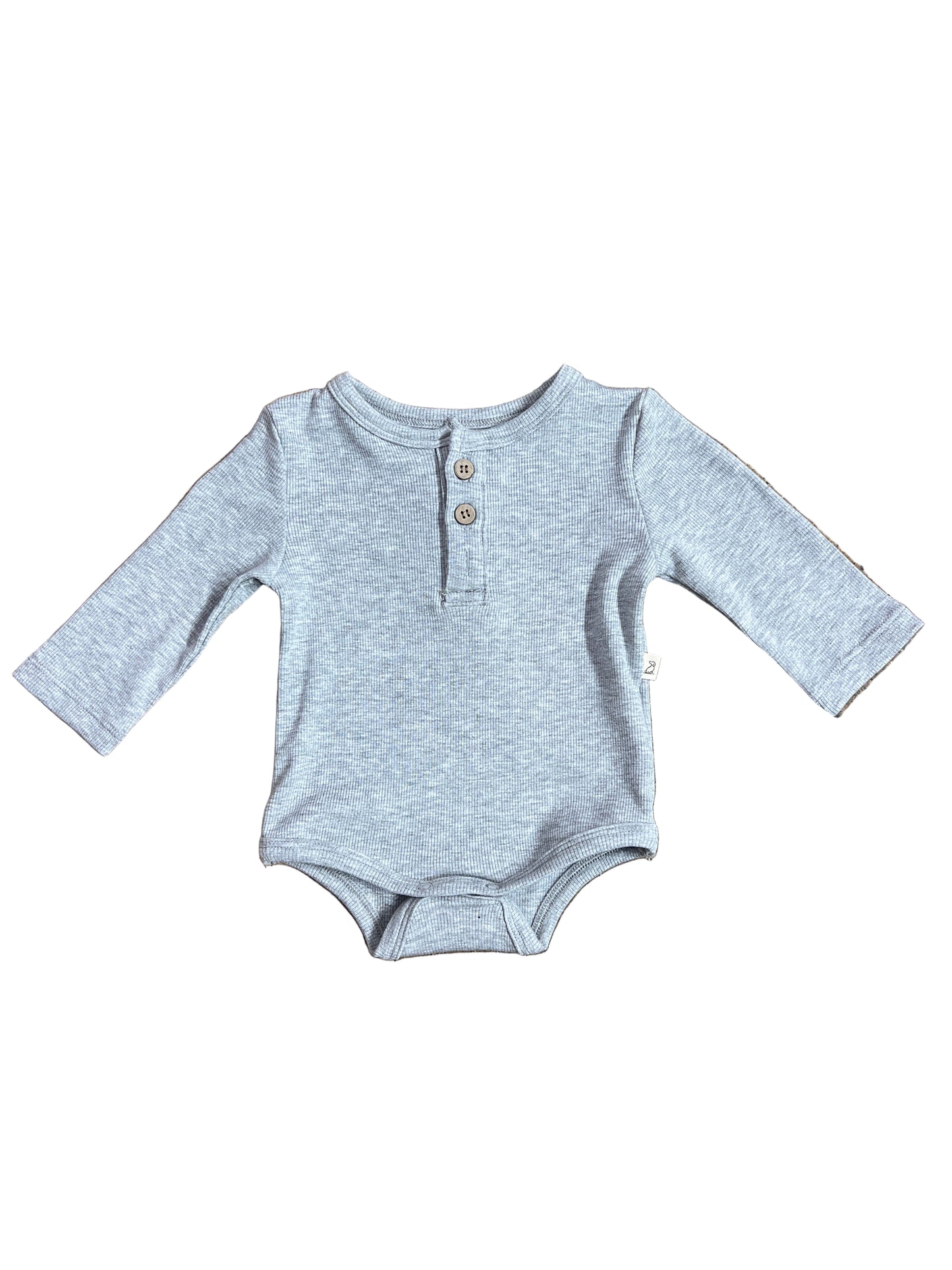Grey Aynor Rib Onesie