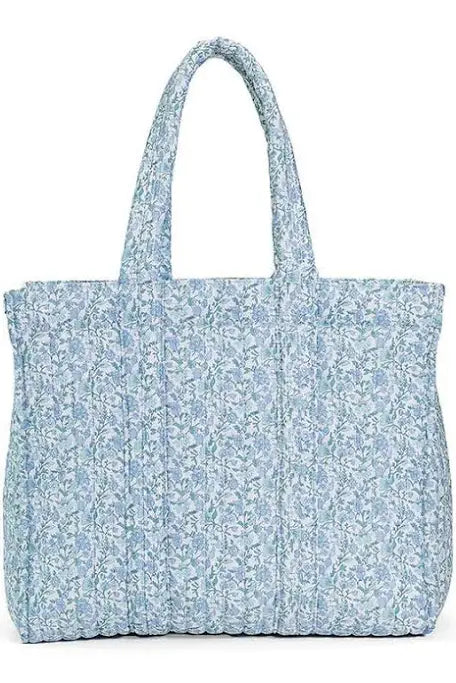 Quilted Go Go Tote - Hampton's Floral