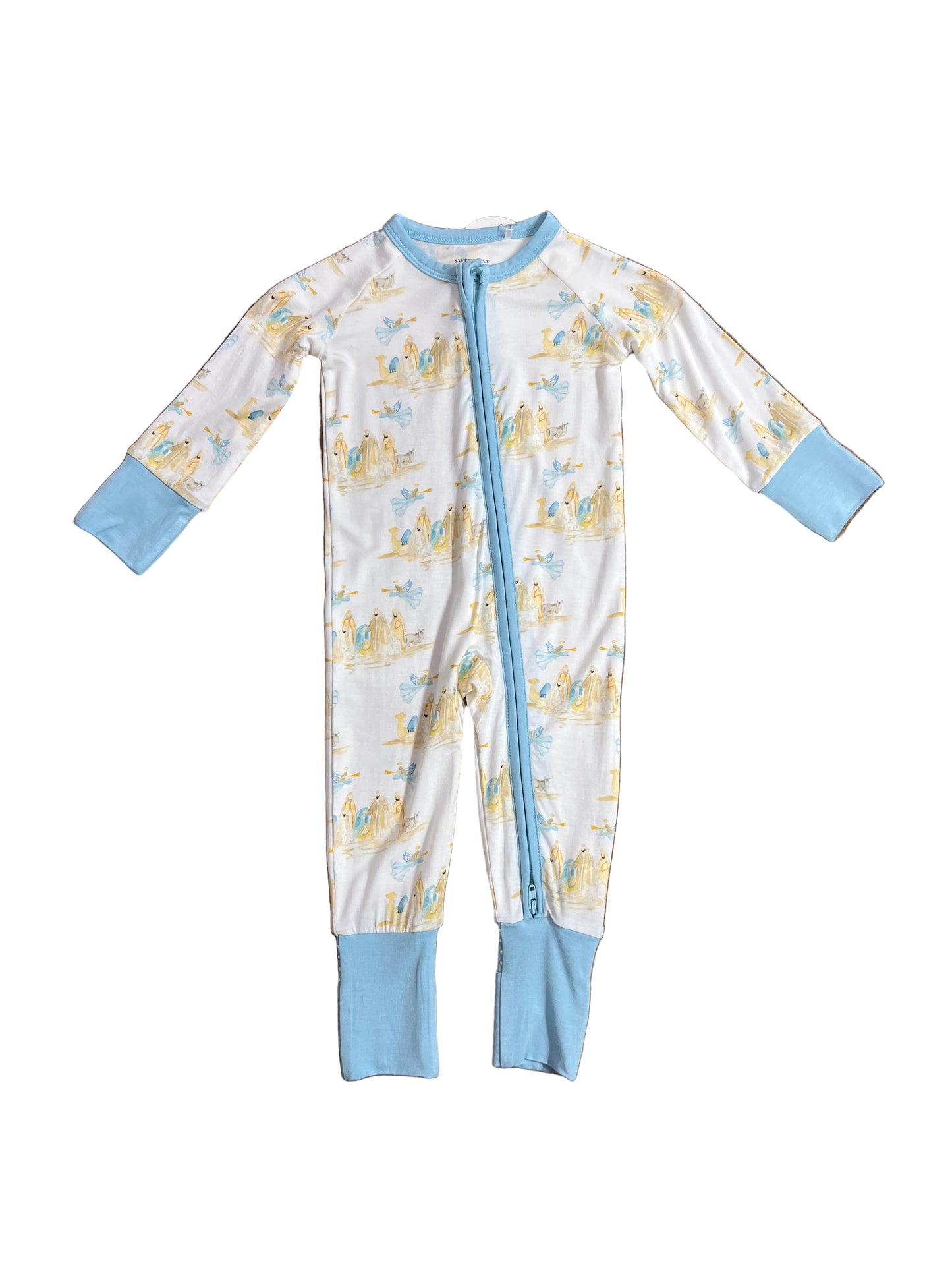 Nativity Zipper Onesie