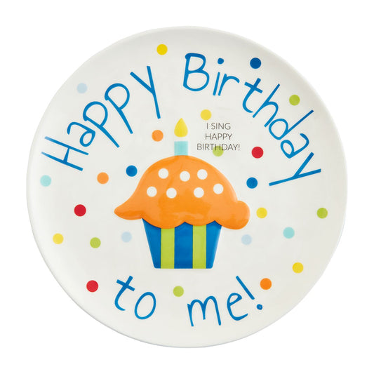 BOY Birthday Singing Plate