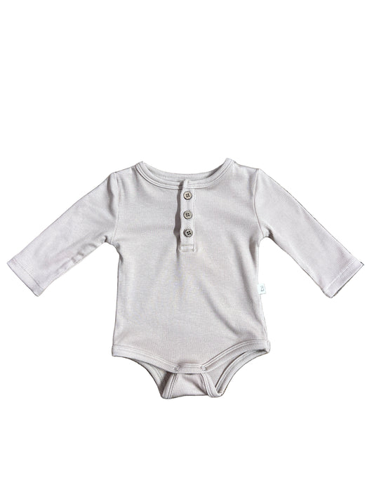 Beige Aynor Rib Onesie