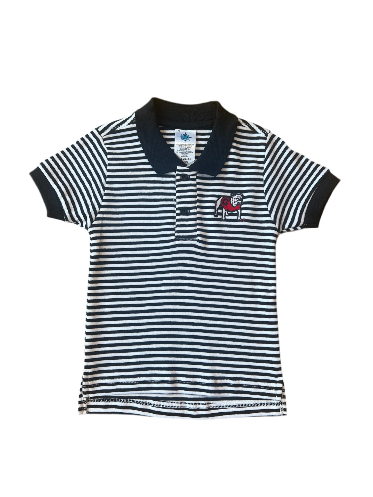 Black Stripe UGA Polo
