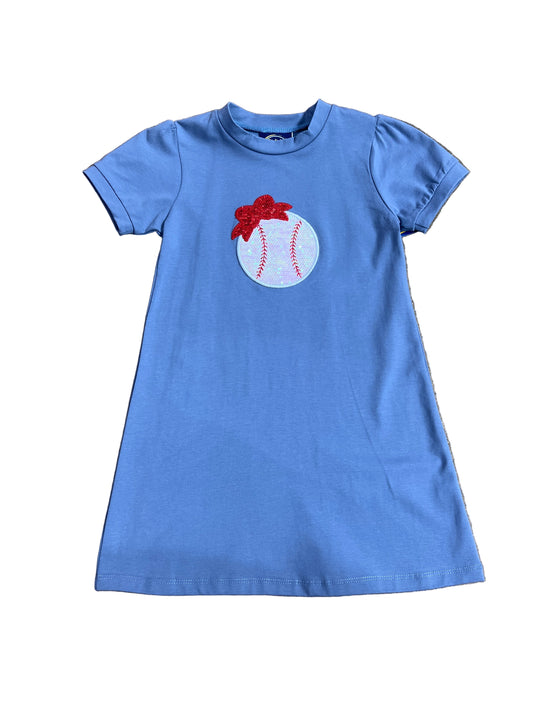 Baseball Applique Dress