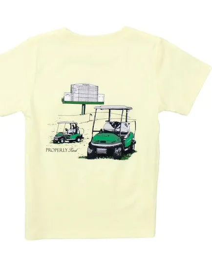 Light Yellow SS Leaderboard Tee