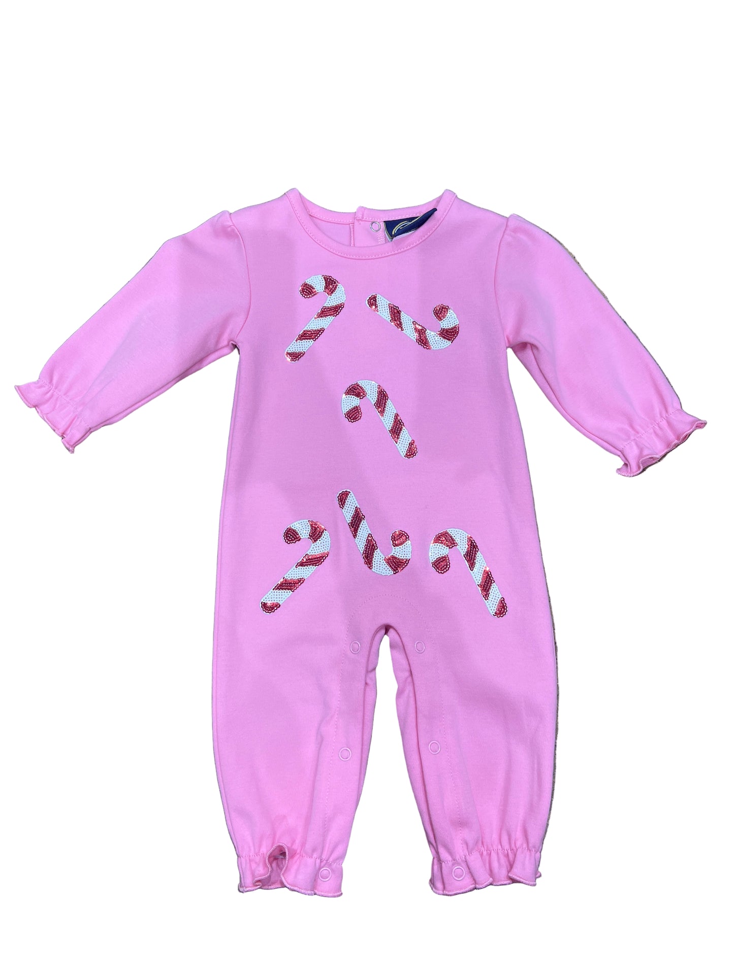 Candy Cane Girls Romper