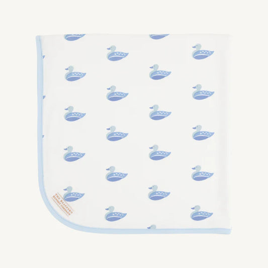Baby Buggy Blanket Merrimack Quack Quacks Buckhead Blue