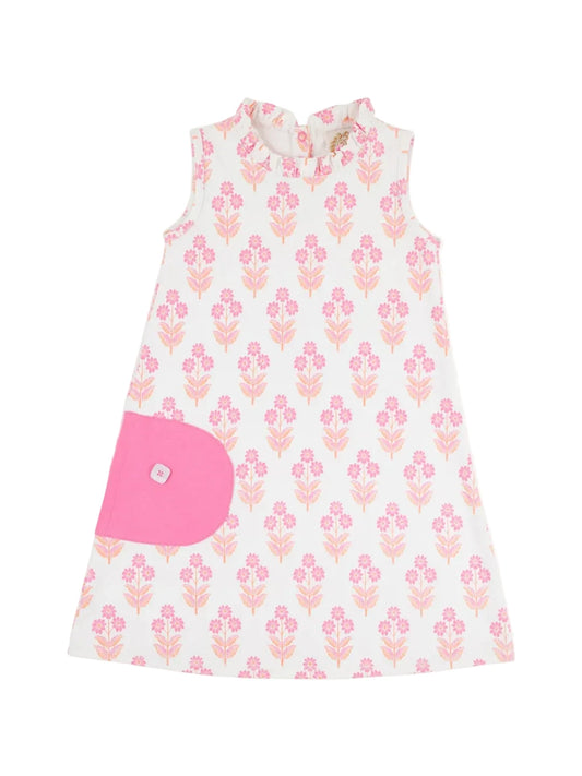 Bridgetown Harbour Hand Block Lizzie's Luxe Leisure Dress