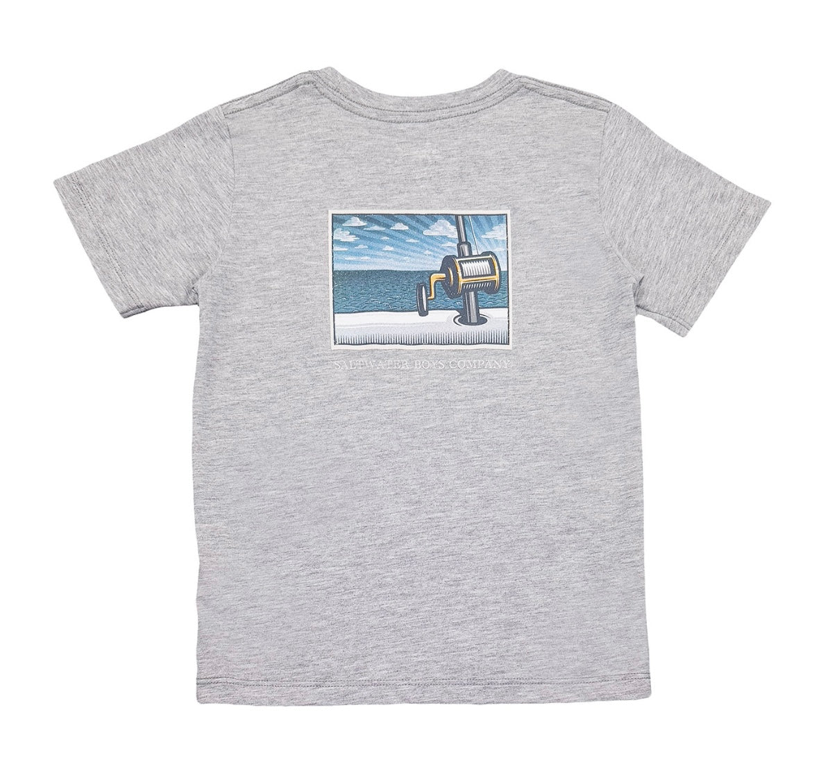 Heather Grey Offshore Reel Tee
