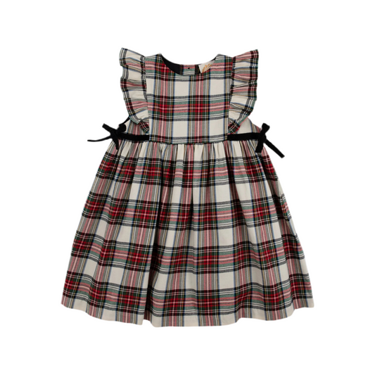 Pammy's Pinafore Dress Flannel - Charlie Place Plaid