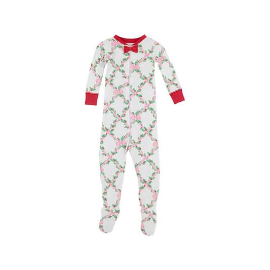Noelle's Night Night Footies Holly Day/Richmond Red