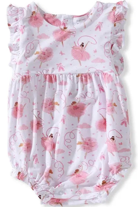 Ribbon Ballerinas Ruffle Playsuit