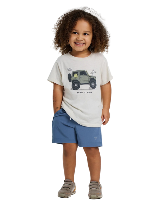 Born to Roam Tee - Heather Black