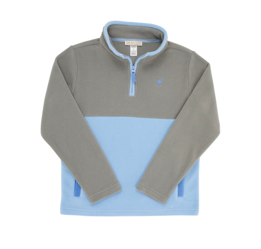 Fleece Half Zip - Grantley Grey/Beale Street Blue