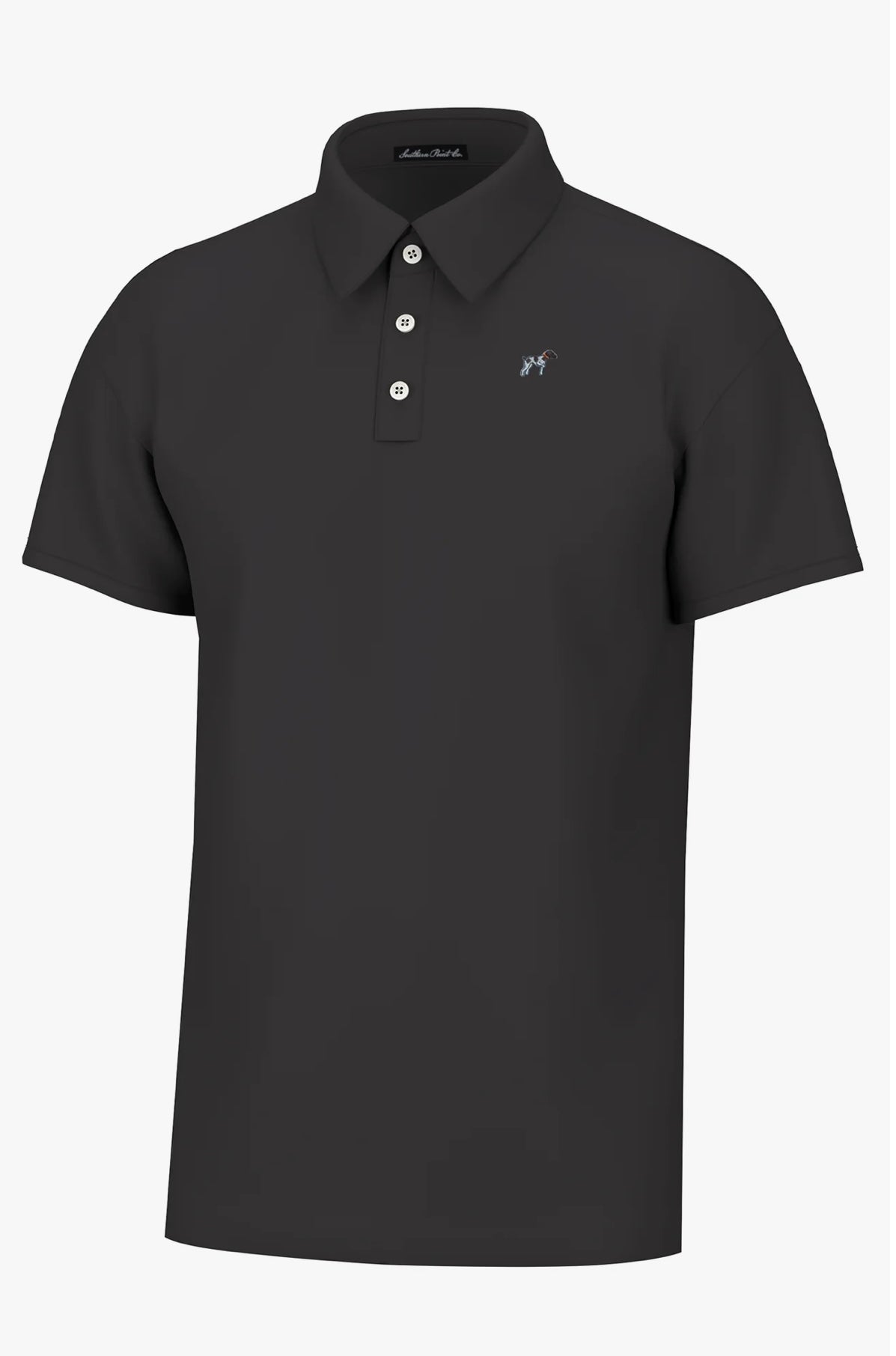 Maxwell Short Sleeve Polo - Black