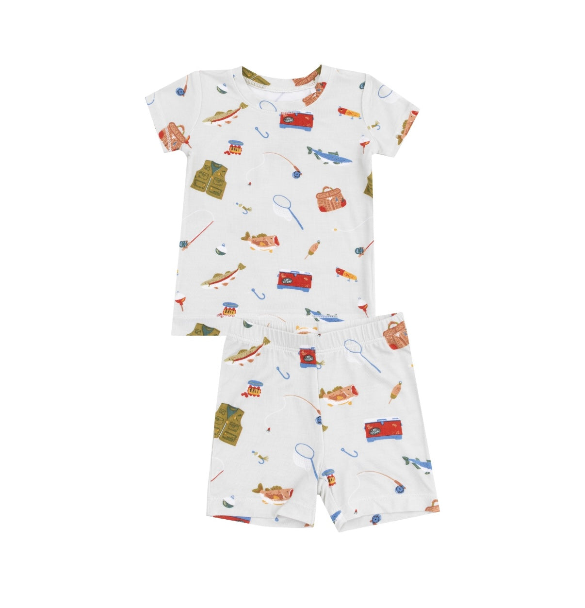 Fishing Things Green Loungewear Set