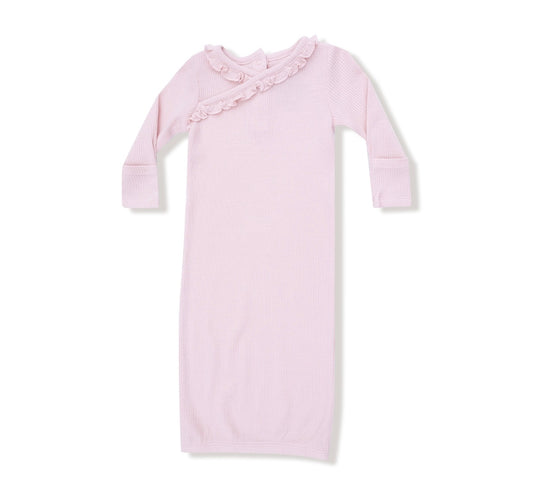 Veiled Pink Kimono Gown