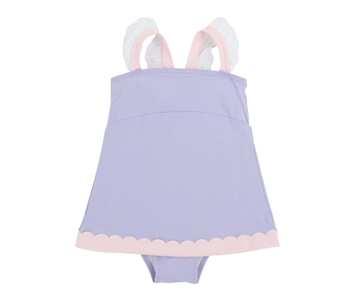 Lauderdale Lavender/Palm Beach Pink Sanctuary Scallop Swimsuit