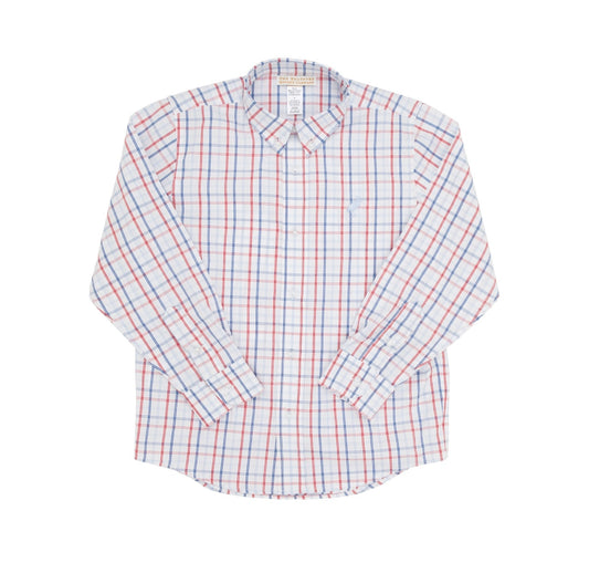 Dean’s List Dress Shirt - Whitehall Windowpane/Buckhead Blue