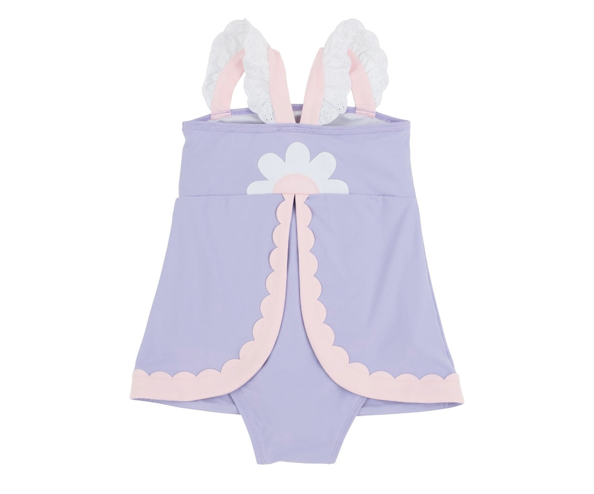 Lauderdale Lavender/Palm Beach Pink Sanctuary Scallop Swimsuit