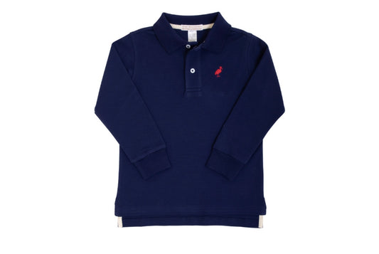 Prim and Proper Polo - Nantucket Navy/Richmond Red