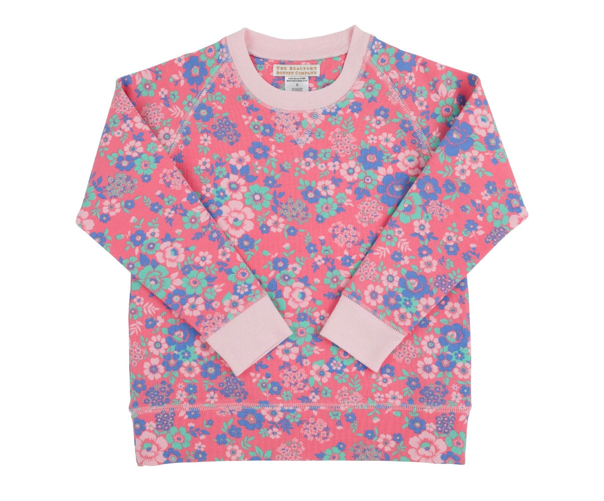 Cassidy Comfy Crewneck - Mt Paran Mini Floral