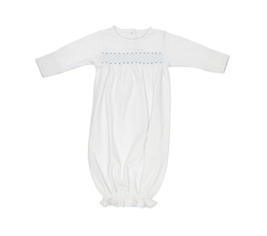 BOY Sweetly Smocked Greeting Gown