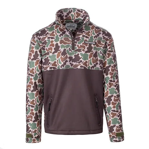 Overland 1/4 Zip Fleece - Backwoods Camo