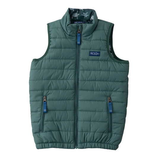 Puffer Vest - Posy Green