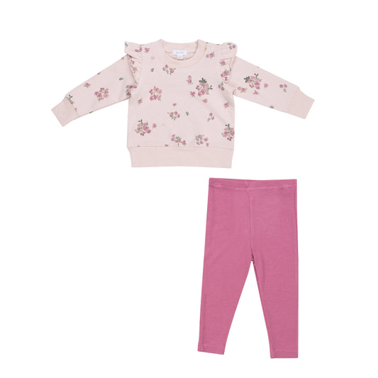 Woodsorrel Ruffle Sweat Set