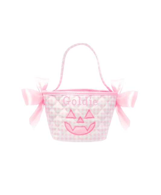 Mini Pink Pumpkin Tote