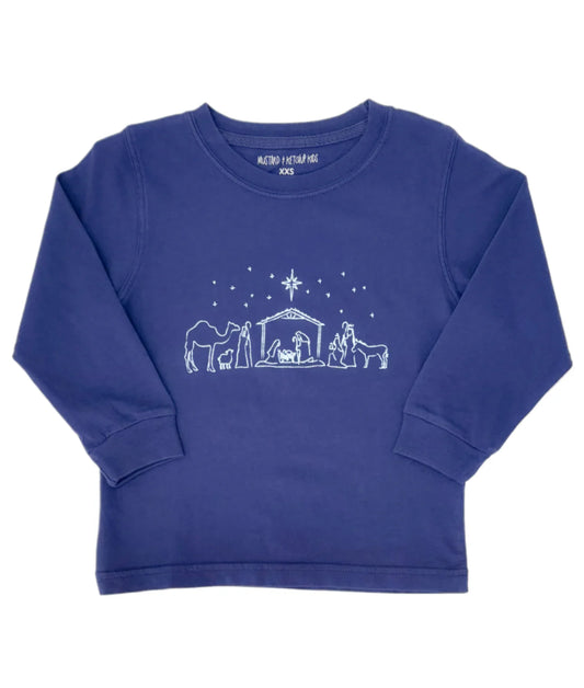 Navy Nativity LS