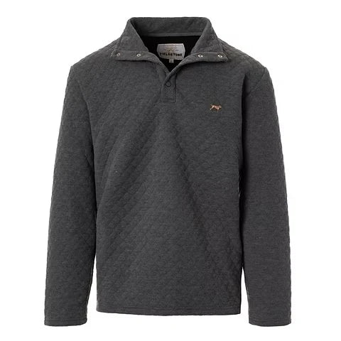 Diamond Patterned Pullover - Grey