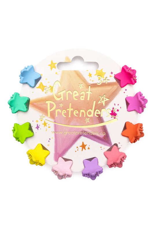 Rainbow Star Mini Clips - 10pcs
