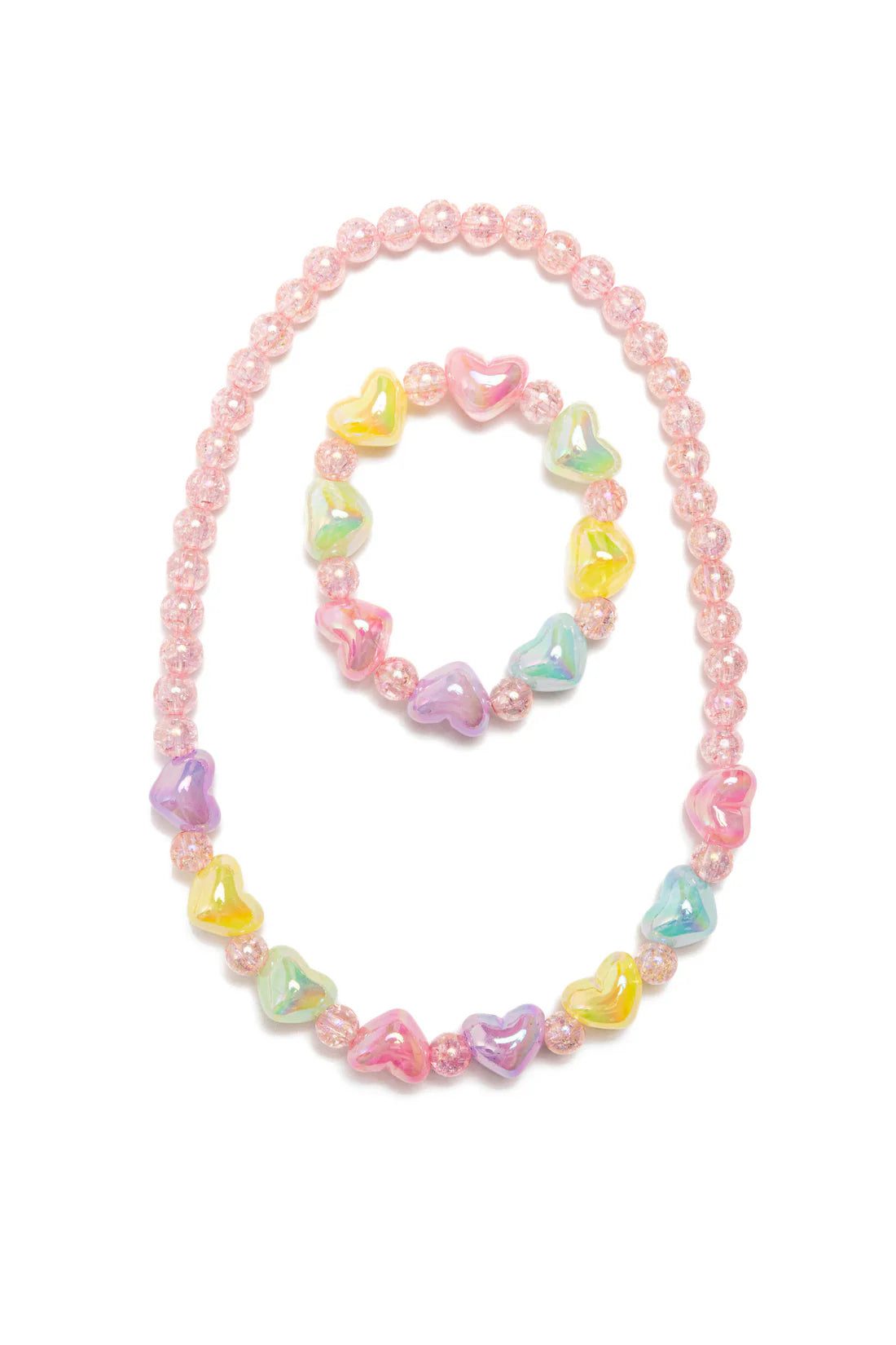 Bauble Bliss Necklace & Bracelet Set - 2pc