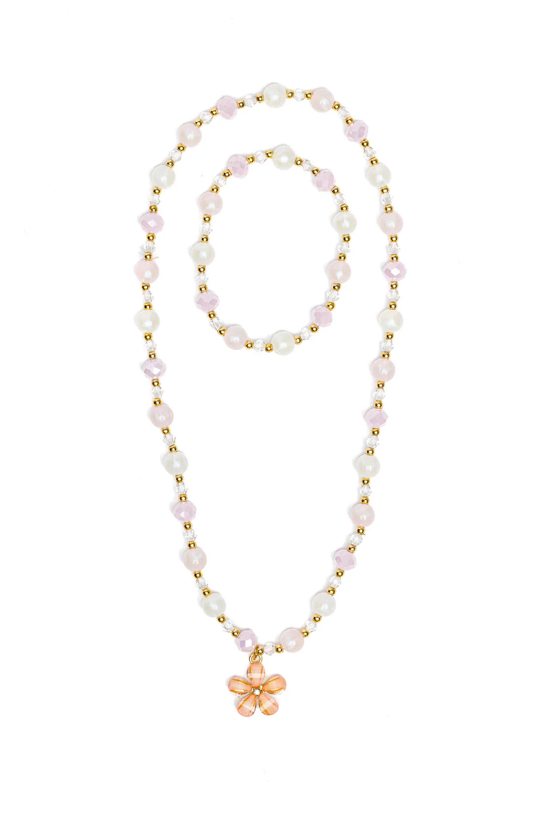 Beautiful Bloom Necklace & Bracelet Set - 2pc